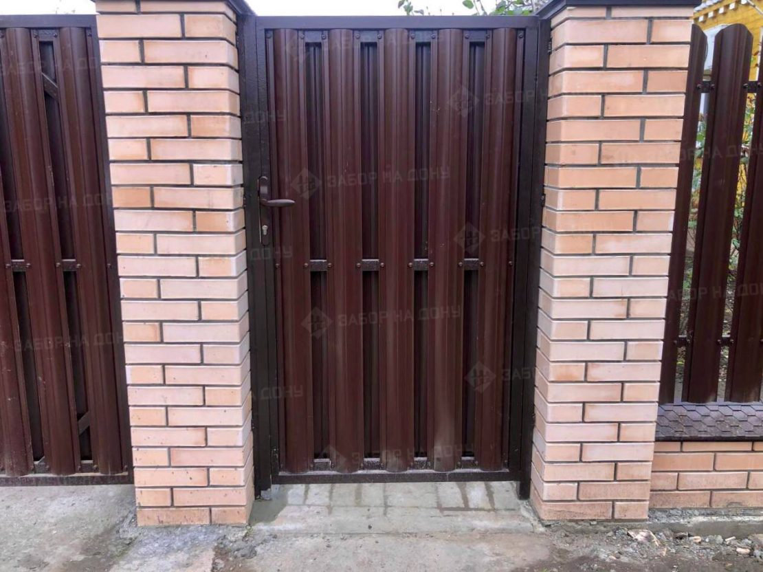 Калитка из евроштакетника  в Белой Калитве
